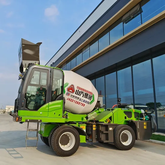 Sqmg Hydraulic Self-Loading Mixing Tank Mobile Concrete Mixer Truck