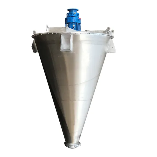 Soybean Milk Powder 1500L Chemical Dry Powder Stainless Steel Cone Mixer