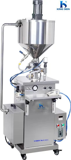 500L Vacuum Homogeneous Mixer Machine Ultrasound Gel Production Line Gel Making Machine Lifting Vacuum Homogenizing Emulsifier