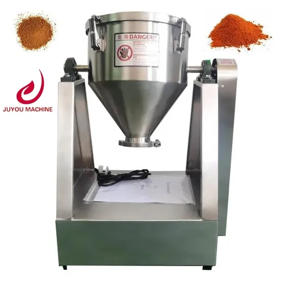 Output Vertical Feed Grinder Color Powder Mixer Machine Industrial Powder Mixer Blender Mixer