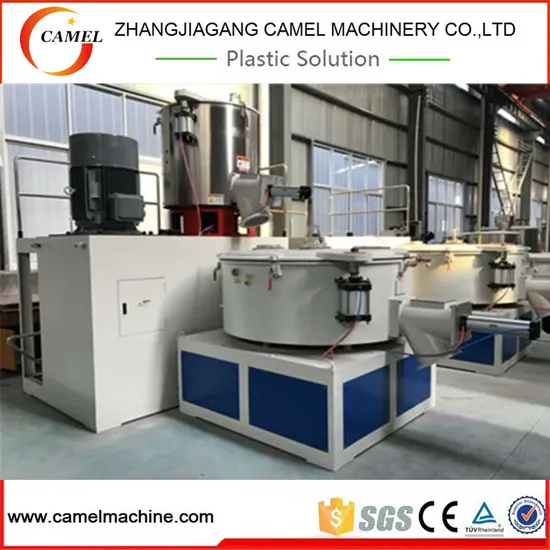High Output Plastic Mixing Machine with Heat and Cool Mixing Unit/Mixer Unit
