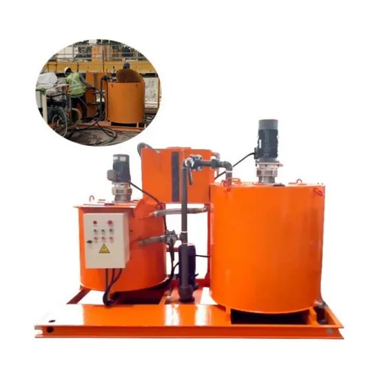 1000L Capacity China Manufacturer Diesel Engine Cement Grout Mixer with Agitator