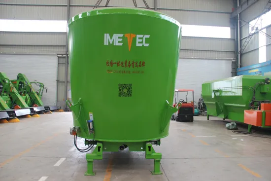 Vertical Type Farm Use Tmr Cattle Horse Feed Mixer Grass Forage Mixing Machine Price