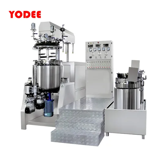 1000L 2000L Double Jacketed High Shear Vacuum Homogenizer Mixing Tank