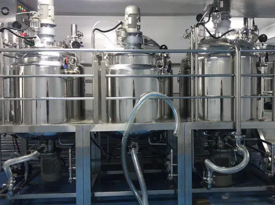 Food Grade 5000 LTR High Speed Disperser Liquid Detergent Making Machines Homogenizer Mixer Tank
