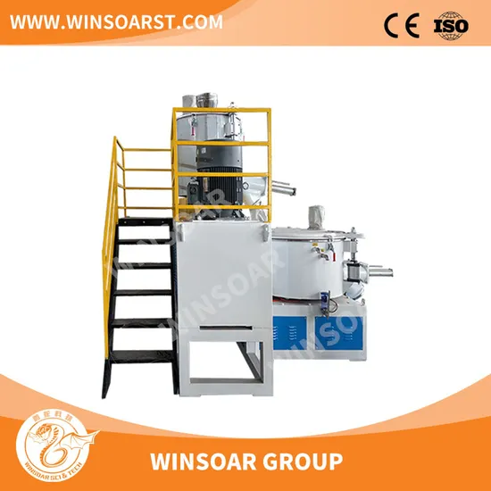 PVC Pipes/Profiles/Sheets/Boards/Granules High Speed Heating Cooling Mixer/Mixer