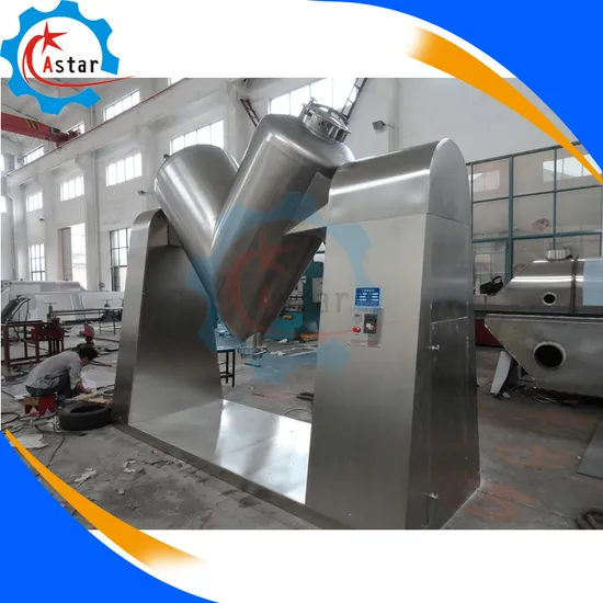 304 Stainless Steel V Shape Powder Mixer Pharmaceutical Mixing Equipment