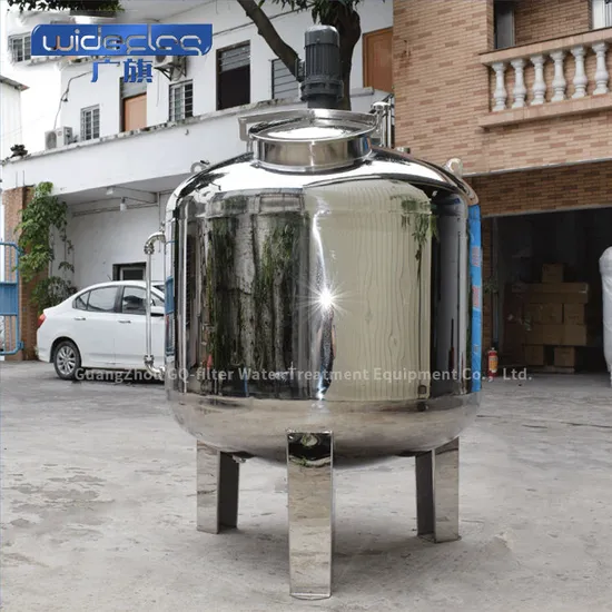 Stainless Steel Homogeneous Sanitary Mixer Mixing Tank with Heater
