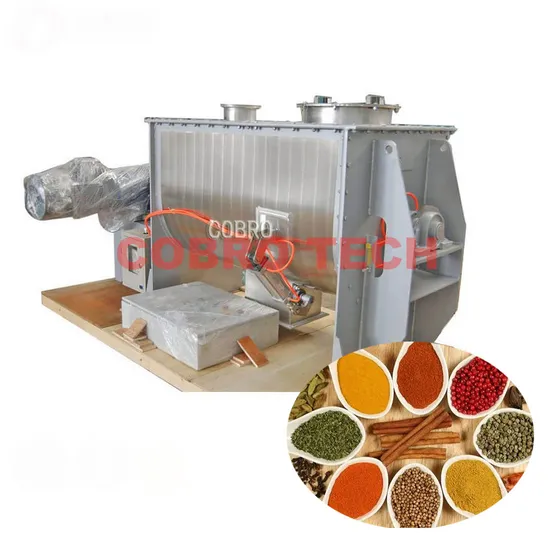 Horizontal Ribbon Mixer Powder Mixing Machine Ribbon Blender