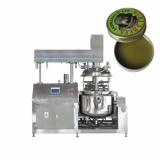 SS304/316L Mixing Tank Vacuum Emulsify Homogenizer Electric Heating Lotion Cream Making Machine