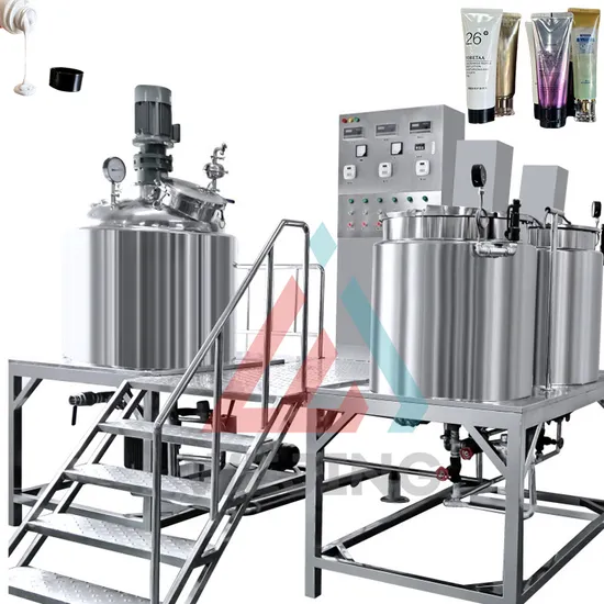 Stainless Steel Emulsifier Mixer with Tank for Skincare Products Hair Mask Mud Products