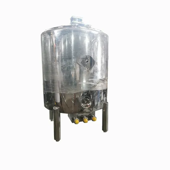 3000L Stainless Steel Heated Jacket Mixing Tanks