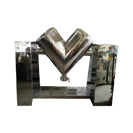 V Type Dry Milk Protein Food Powder Mixer Mixing Machine