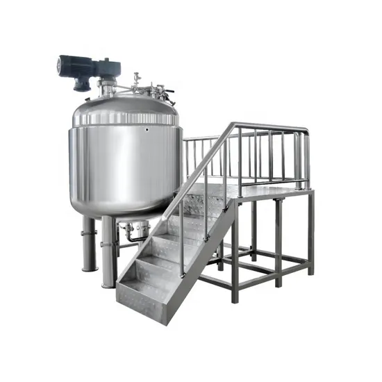 Automatic Food Tomato Sauce Mixer Tank Vacuum Emulsifying Making Machine
