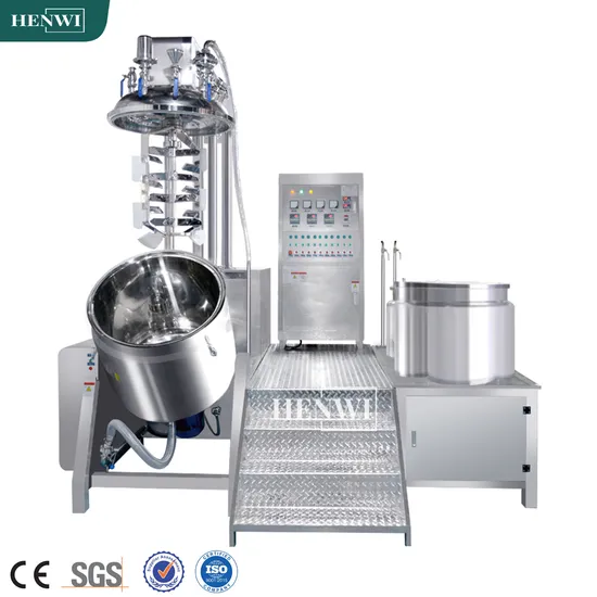 Ointment Toothpaste Cream Lotion Production Equipment Vacuum Mixer Emulsifying Homogenizer Cosmetics Making Machine