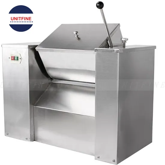 Trough Ribbon Blender with Vacuum Loading System