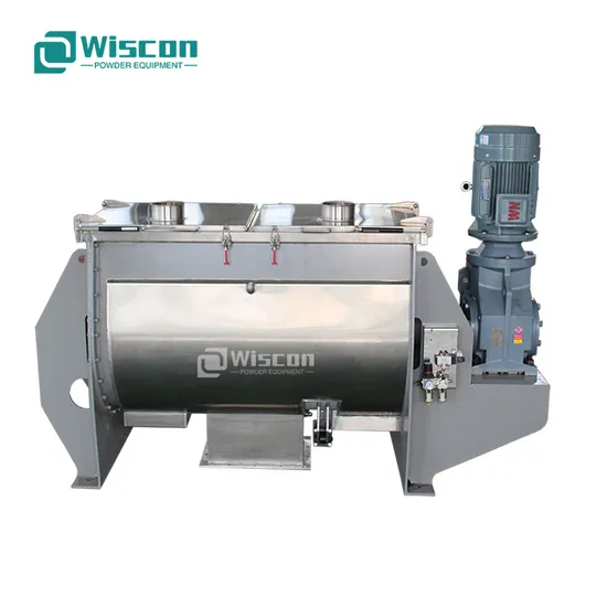 Grain-Based Products Industrial Dry Powder Ribbon Paddle Mixer Blender for Sale