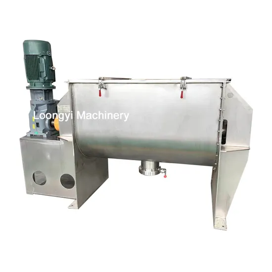 Detergent Soap Washing Dry Powder Mixing Machine Ribbon Blender Mixer
