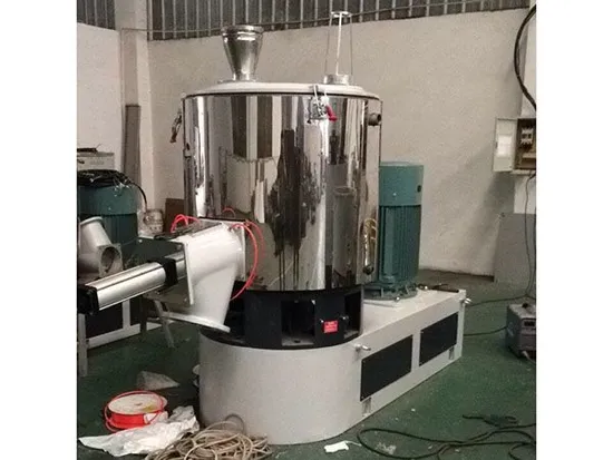 Plastic High Speed Mixer for PVC Blending Heating Cooling Mixing Machine Mixer Combination