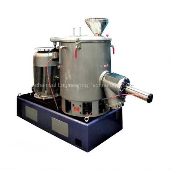 100kg Batch Size PVC Calcium Carbonate High Intensity Speed Mixer Machine