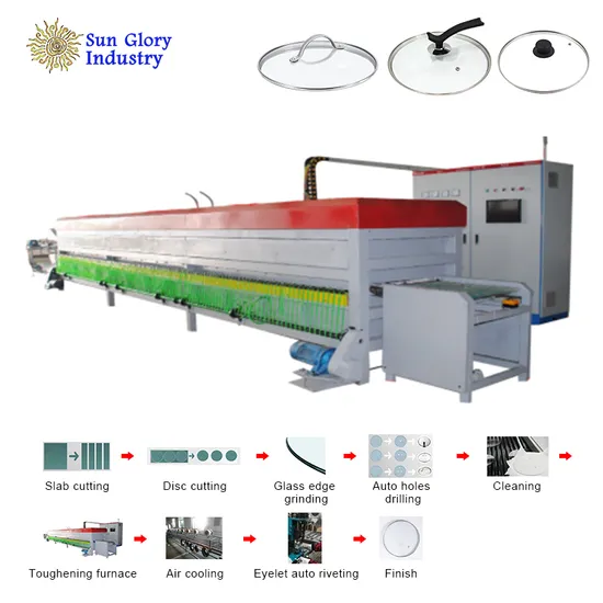 Cookware Kitchenware Cooking Pot Glass Lid Making Machine