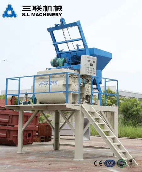 Double Horizontal Shaft Complusory Mixer Js500