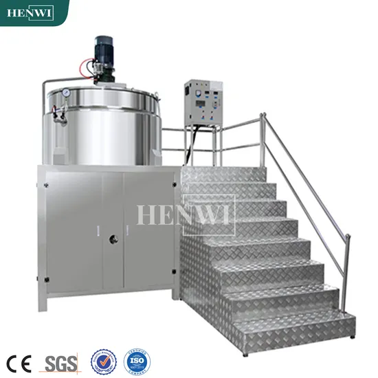 High Speed Shampoo Mixer Mixing Tank Liquid Soap Making Mixing Machine