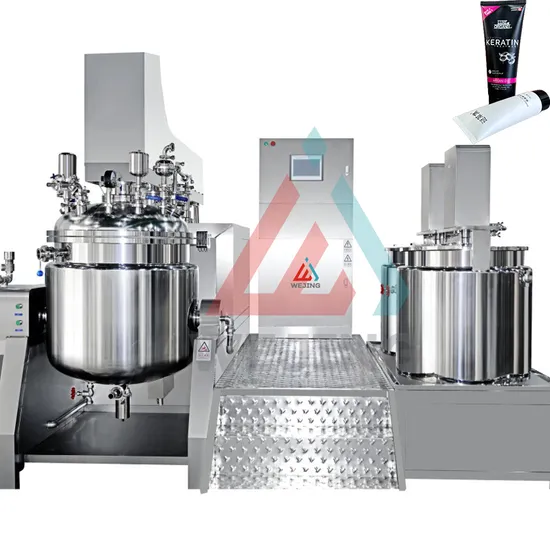 High Shear Cosmetic Cream Oil Liquid Dispersion Emulsifying Homogenizer Mixer
