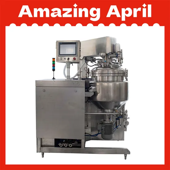 Stainless Steel Emulsifying Machine Emulsifier Mixing Tank System