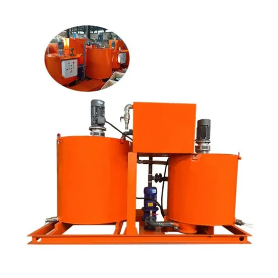 Hot Sale Mining Marine Construction Equipment High Speed Grout Mixer and Agitator