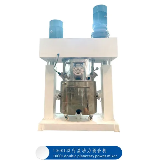 100L-3000L Heating Cooling Vacuum Silicone Sealant Triple Shaft High Speed Disperser Mixer