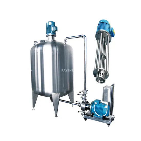 Plastic Double Steam Industrial Shampoo Emulsifying Tanks