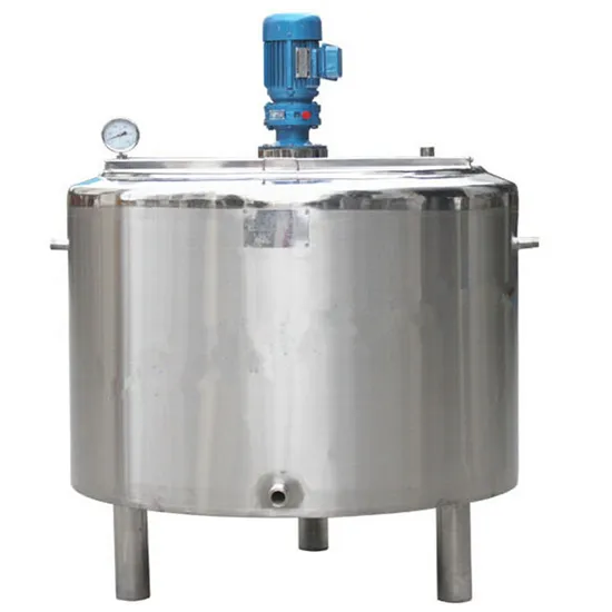 Sanitary Stainless Steel Jacketed Heating Blending Mixing Tank Price