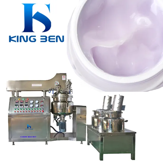High Shear Homogeneous Vacuum Blender for Body Lotion