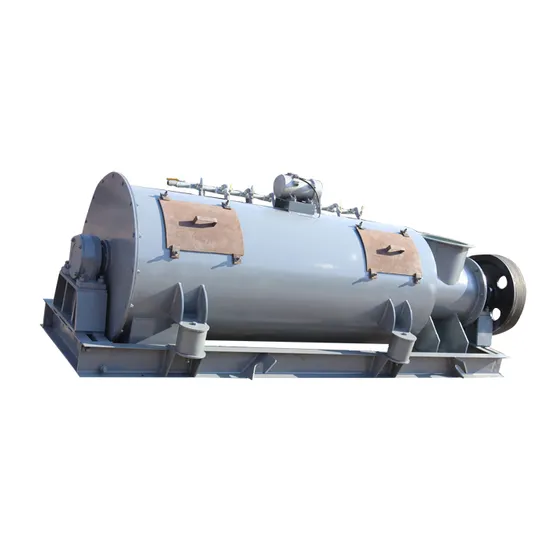 Single Shaft Dust Humidification Mixer for Low Specific Density Meratial