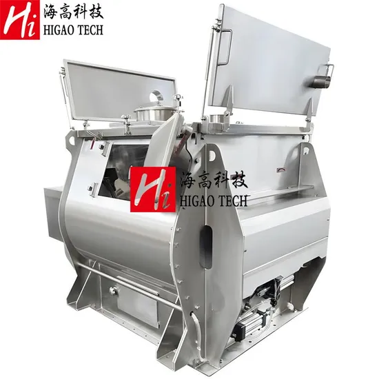 High Speed Condiment Powder Horizontal Double Shafts Paddle Mixer