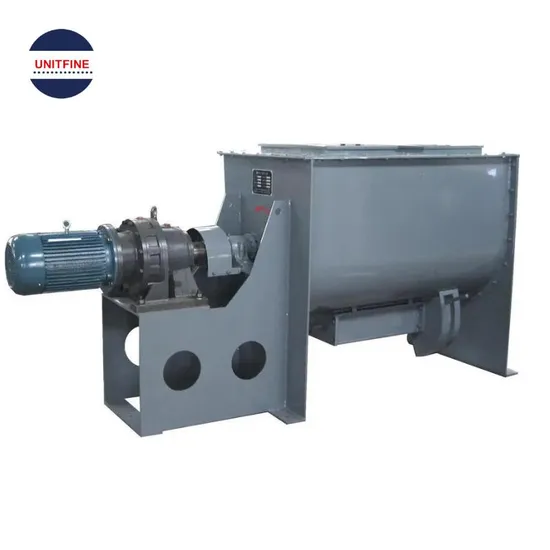 High-Capacity Horizontal Double Ribbon Blender Ufm: High-Capacity Mixing Features