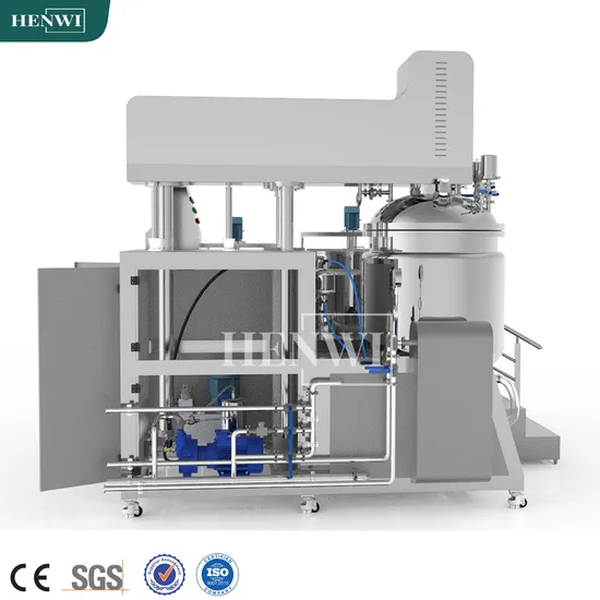 Face Cream Vacuum Mixer Toothpaste Emulsifying Homogenizer Machine Ointment Lotion Cosmetic Production Line Equipment