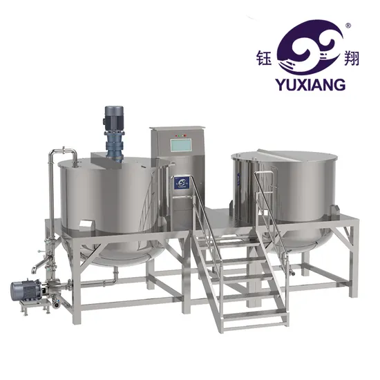 High Shear Homogenizer Machine Shampoo Blending Tank