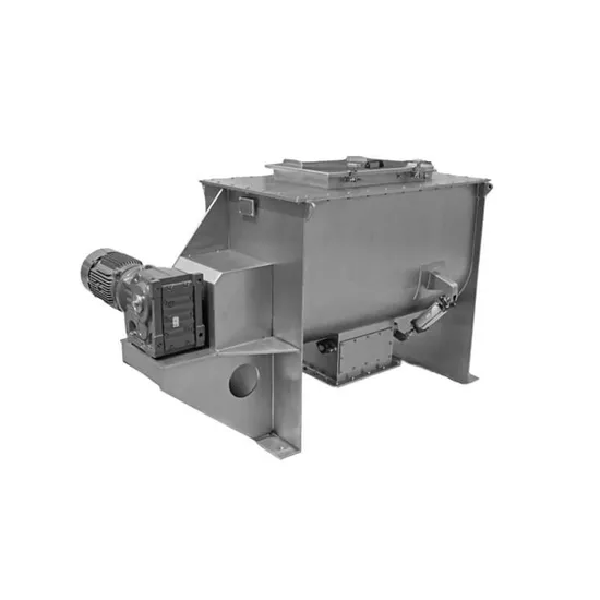 Stainless Steel Dry Powder/Paste Material Horizontal Ribbon Mixer