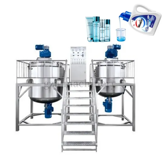 Liquid Soap Mixer Agitator Shampoo Mixing Heating Tank with Homogenizer Automatic Soap Making Machine