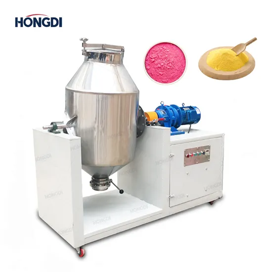 50-100kg Coconut Shreds and Coconut Flour Mixed Double Cone Mixer