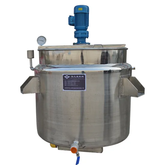 Stainless Steel Mixing Tank Food Processing Machinery Electrical Motor Mixer