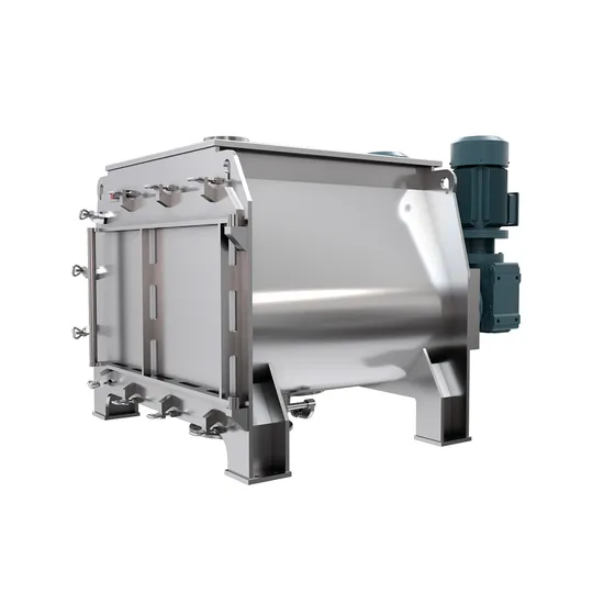 Stainless Steel Twin Shaft Paddle Mixer for Hygienic Applications