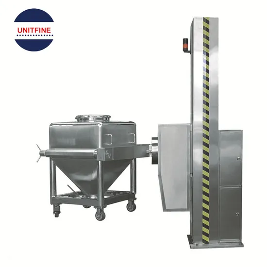 Post Bin Blender for Calcium Carbonate Aggregate