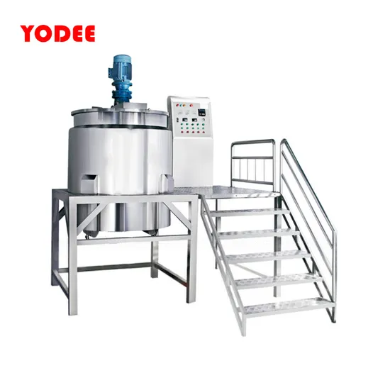 Heating Stainless Steel Shampoo Making Machine Mixing Tank with Reactor
