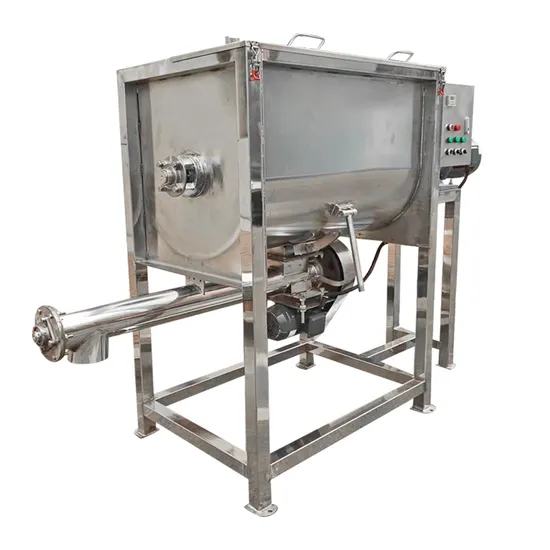 Stainless Steel Fertilizer Milk Powder Ribbon Mixer