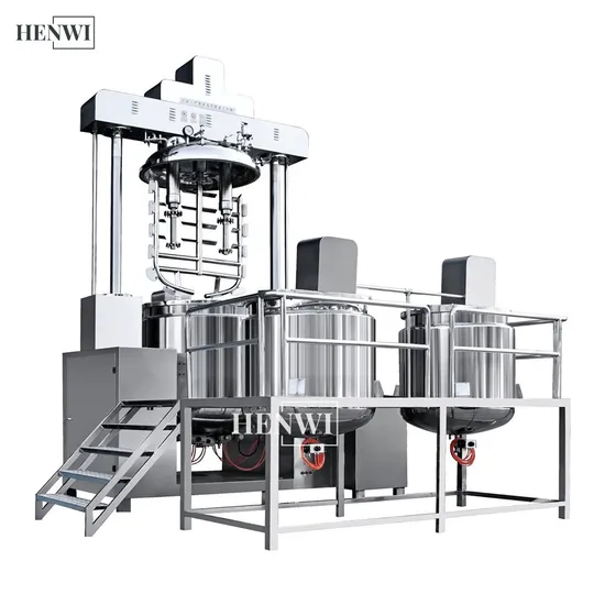 Weight System Body Lotion Mixer Cream Making Machine