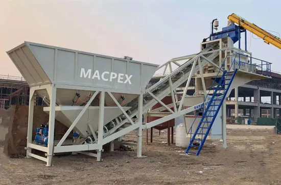 China Portable Concrete Mixing Plant by Js1000 Mixer for Africa Market