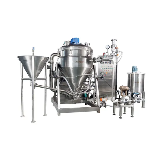 Industrial Grade Vacuum Emulsifying Mixer with Automated Controls